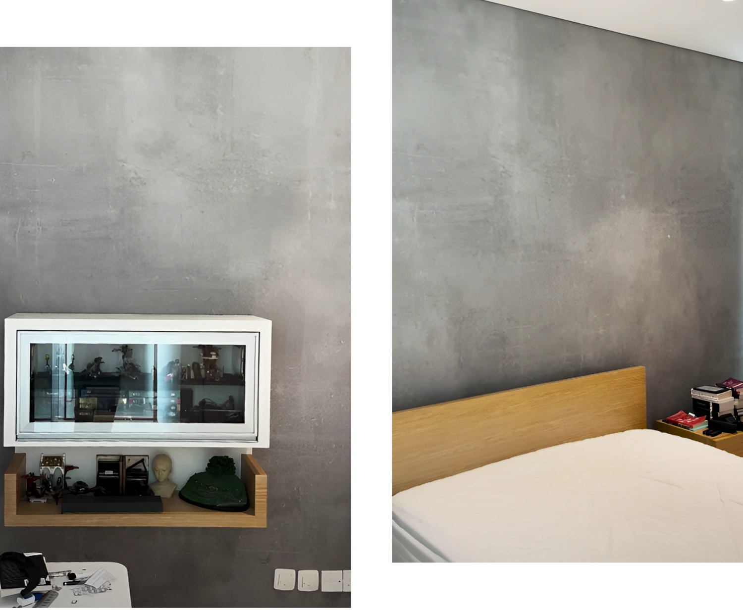 After Makeover Bedroom Industrial